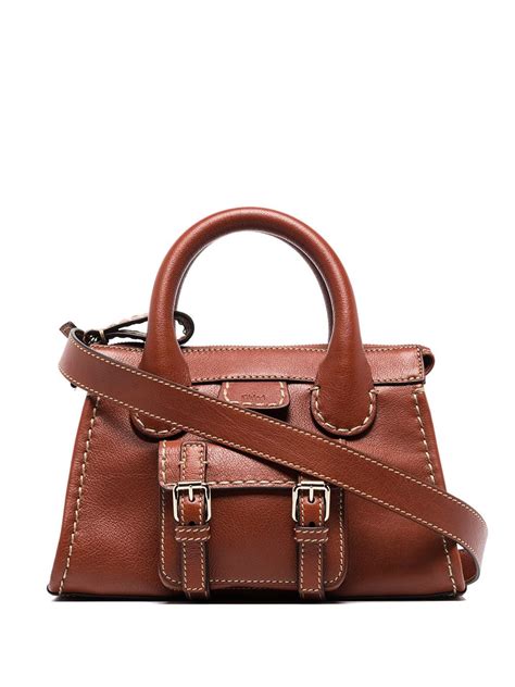 fake chloe edith handbag|chloe large edith bag.